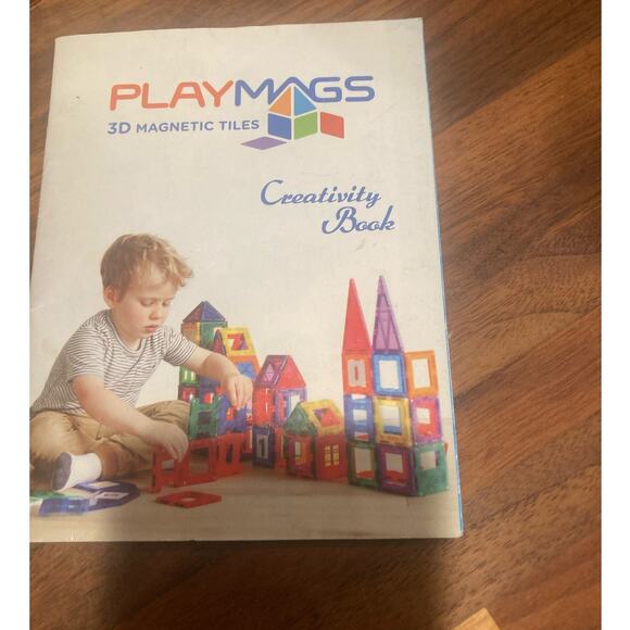 Magnetic Tiles + Pipe Set TONS of pieces Pre-owned Playmags + Lukat Brands - Picture 3 of 16